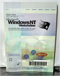Microsoft Windows NT Workstation Booklet X03-66905 - Picture 1 of 2