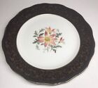 Lot4 Of 6 Dinner Plates In Half Porcelain L'amandinoise Clematis D 9 3/8In