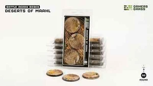 Gamers Grass Deserts of Maahl Bases - Round 50mm (x3) GGB-DR50 - Picture 1 of 2
