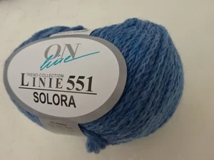 NEU! Linie 551 SOLORA - Fb. 05 blau - Alpaka-Woll-Viscose-Mix von Fa. ONline - Bild 1 von 4
