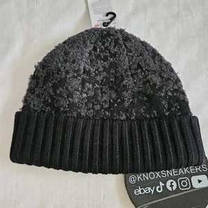 Lululemon Ombre Knit Textured Beanie BLK/GGRE Black Gravel Grey One Size - Picture 1 of 6