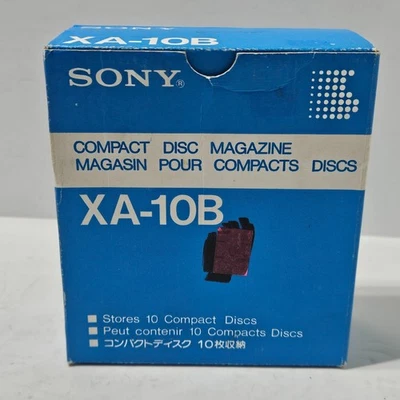 Cartucho de cargador de repuesto para cambiador de CD de 10 discos Sony XA-10B para disco compacto Foto 1 de 4