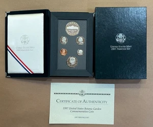 1997 U.S. PRESTIGE PROOF SET WITH BOX AND COA - Picture 1 of 1