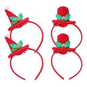 4 Piezas Diadema Navidad Novia Niño Diademas Festivas Decoración del Cabello - Imagen 1 de 12