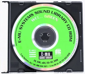E-MU Systems WCC.. Green E-Mu Format Sample/Sound Library/Sampling CD - Picture 1 of 1