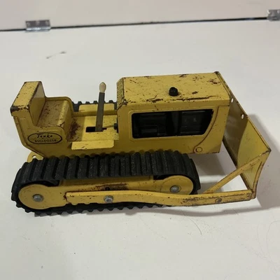 Antique Tonka Bulldozer, Pressed Steel 9 Inches Long - Image 1 of 4