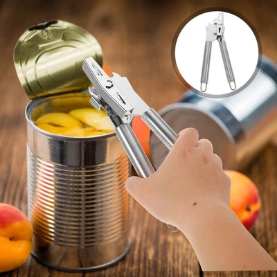  Apri Barattoli Manuale Apribarattoli Del Vino Portatile Apriscatole Mano - Immagine 1 di 4