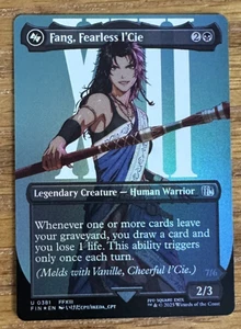 Magic The Gathering Final Fantasy, Fang, Fearless I'Cie - Lámina sin bordes - Imagen 1 de 2
