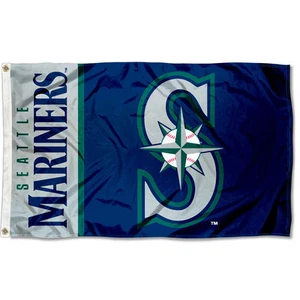 Seattle Mariners Flag 3x5 Banner - Picture 1 of 7
