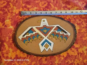 Indianer Handarbeit Thunderbird Burn Art - Bild 1 von 4