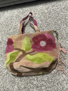 COACH Vintage Ltd Ed XL PINK POPPY FOR PEACE TOTE BAG 9259 Poppies - Picture 1 of 18