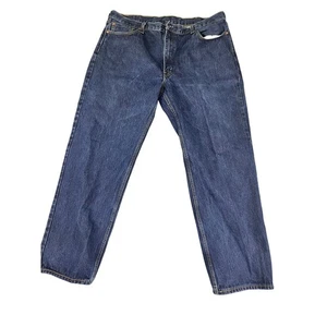 Levi's 550 Jeans Relaxed Gamba Dritta Uomo Blu Denim 42x32 ottimo   - Foto 1 di 9