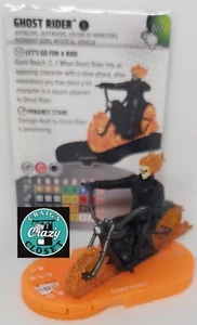 HeroClix Ghost Rider 022 Marvel Wheels of Vengeance Set Nuevo Poco Común - Imagen 1 de 1