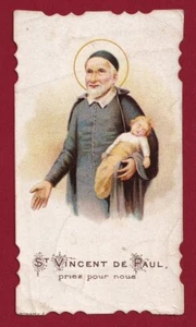 Santino Image Pieuse  Holy Card San Vincenzo De Paoli - Picture 1 of 1