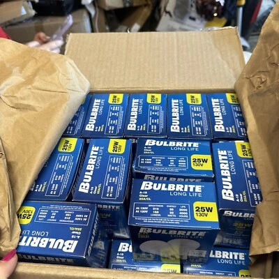 Bulbrite Pack of (25) 25 Watt Dimmable A19 Medium (E26) Frost - Image 1 of 3