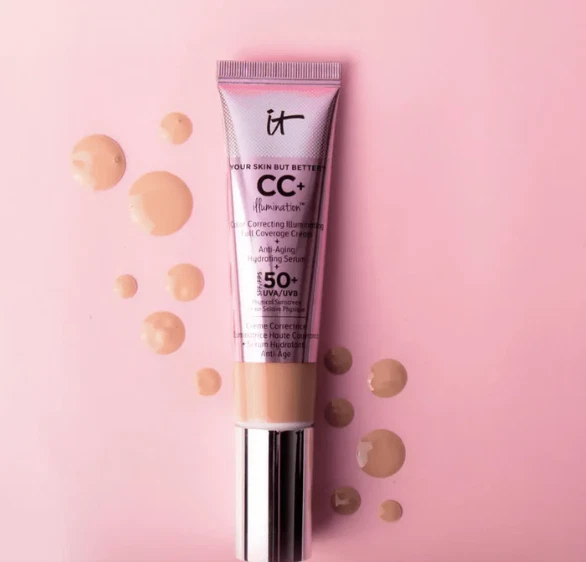 IT COSMETICS CC+ COLOR CORRECTING ILLUMINATING FULL COVER CREAM 2 SHADES - Bild 1 von 1
