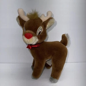 Vintage Rudolph The Red Nosed Reindeer Applause Stuffed Animal Holiday 1980 12" - Picture 1 of 7