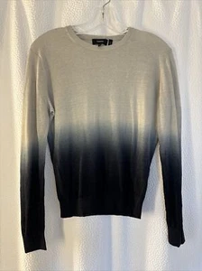 Theory Ombre Damenpullover Crew Neck Sag Harbor in grau & marineblau Größe P - Bild 1 von 10