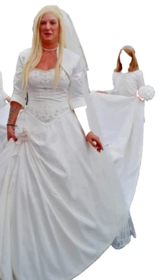 wedding dress size 12 used - Image 1 of 4