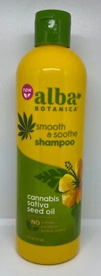 Champú suave y calmante Alba Botanica aceite de semilla de cannabis sativa, 12 fl oz nuevo Foto 1 de 3