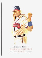 2007 Topps Allen & Ginter Andruw Jones    Atlanta Braves #260