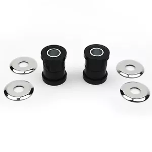 Handlebar Riser Bushings For Harley Softail Dyna FXR Sportster XL Chopper 1973+ - Picture 1 of 19