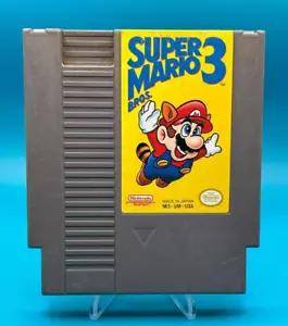 Super Mario Bros. 3 (Nintendo NES, 1990) LEFT BROS. Variant, Authentic, Tested 2 - Picture 1 of 2