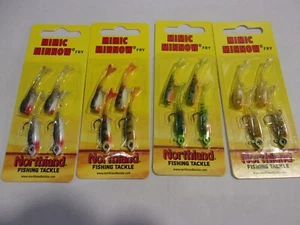 Northland Tackle Mimic Minnow SMALL FRY 4 packs 1/16 ounce Choose your colors! - Picture 1 of 6