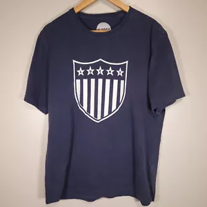 T-shirt manica corta Sunset Wash by Lucky Brand uomo L blu stampa grafica - Foto 1 di 6