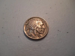 1937 Indian Head/Buffalo Nickel EF - Foto 1 di 4