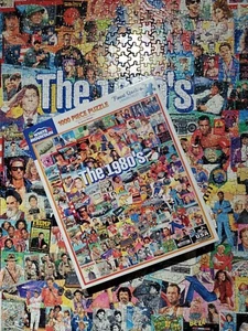 White Mountain Die 80er 1000 Teile Puzzle komplett 24x30 USA - Bild 1 von 6