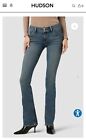 HUDSON Omega BETH Mid Rise BABY BOOT CUT Flap POCKET Stretch JEANS 31 NWT