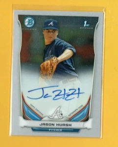 D26656 2014 Bowman Chrome Prospect Autographs #BCAPJHU Jason Hursh BRAVES - Picture 1 of 1