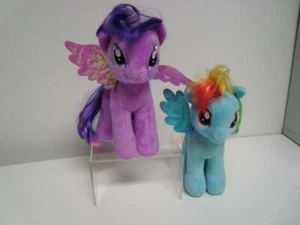 Ty Beanie Babies My Little Pony Twilight Sparkle Purple Shiny Wings w/Blue Pony - Picture 1 of 18