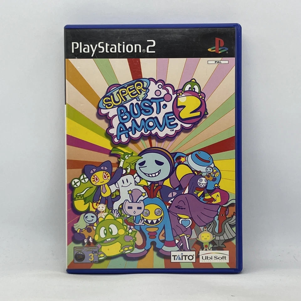 Super Bust-a-Move 2 Taito PS2 Sony PlayStation Video Game Free Post PAL - Image 1 of 4