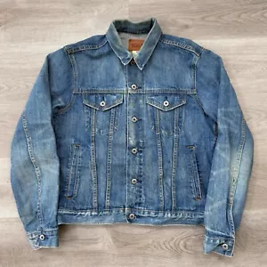 Gap 1969 Japanese Premium Selvedge Western Vintage Trucker Denim Jacket Mens M - Picture 1 of 14