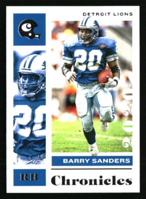 Barry Sanders 2020 Panini Chronicles #33 FOOTBALL Card - Image 1 of 2