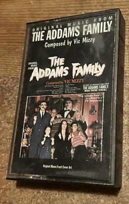 The ADDAMS FAMILY Vic Mizzy AUDIO CASSETTE Tape PROMO Soundtrack - Image 1 of 3
