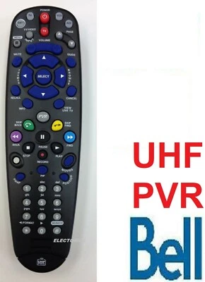 BELL TV HD PVR 6.4 IR-UHF PRO REMOTE CONTROL 5900 9400 6131 6141 9200 9242 9241 - Image 1 of 4