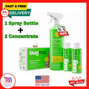 BugMD Pest Control Essential Oil Concentrate 3.7Oz 2-Pack for Home Bed Bug Spray