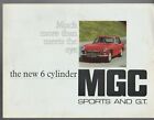 MG MGC 1967 1968 1969 1970 UK Market Sales Brochure Roadster GT