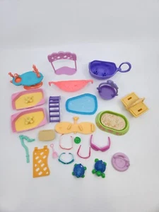LPS Littlest Pet Shop Authentic Lot Of 24 Random Pet Accessories Swings Ladder - Picture 1 of 7