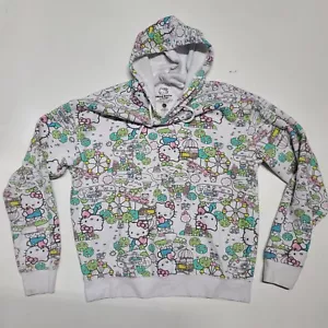 Sudadera con Capucha Hello Kitty X SANRIO Blanca Carnaval Cómoda Ligera Talla Pequeña - Imagen 1 de 7