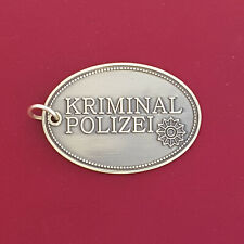 Kripo Miniaturmarke Metall-Schlüsselanhänger # Polizei #Kripomarke A1