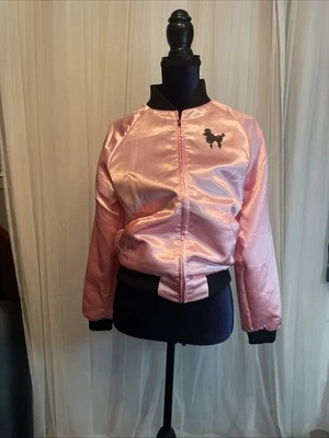 Chaqueta Caniche Rosa Satinado Repro Años 50 por Spirit Talla S Bolsillos Rockabilly Retro Años 50’s Foto 1 de 4