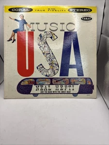 NEAL HEFTI: music, u.s.a. CORAL 12" LP 33 RPM - Foto 1 di 4