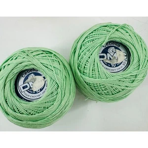 Bolas DMC Cebelia Crochet 100% Algodón Mercerizado Talla 10 VERDE NILO 955 (2) - Imagen 1 de 4
