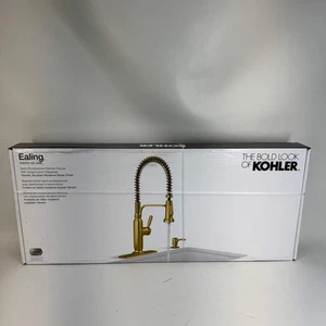 Neu Kohler Ealing Semi-Profi Küchenarmatur Küchenarmatur R28702-SD-2MB - Bild 1 von 3