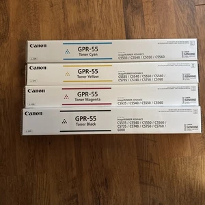 Jeu de cartouches de toner CANON GPR-55 (noir, cyan, magenta, jaune) C5535i C5540i - Photo 1/1