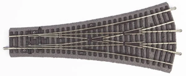 Piko 55425 HO 15° R9 Three Way Switch W3 Roadbed A-Track - Image 1 of 1